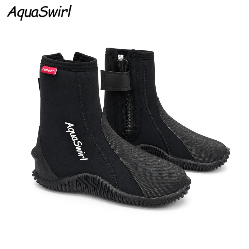 Scuba Diving Wetsuit 5Mm Neoprene - 5mm Neoprene Dive Boots Wetsuit Boots