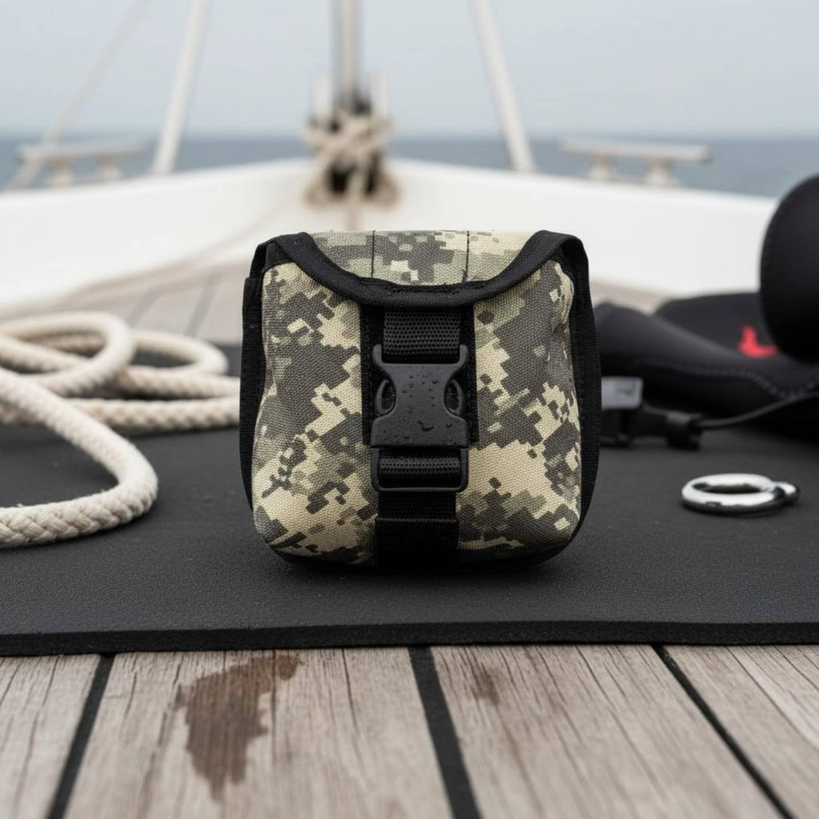 Scuba Weight Belt Pocket Quick Release - Scuba Diving Weight Pouch 2kg Nylon