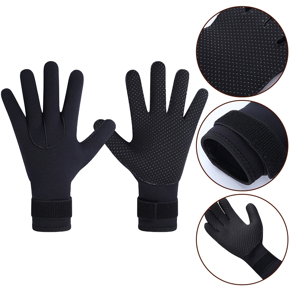 Scuba Diving Wetsuit 5Mm Neoprene - 5mm Neoprene Diving Gloves for Men