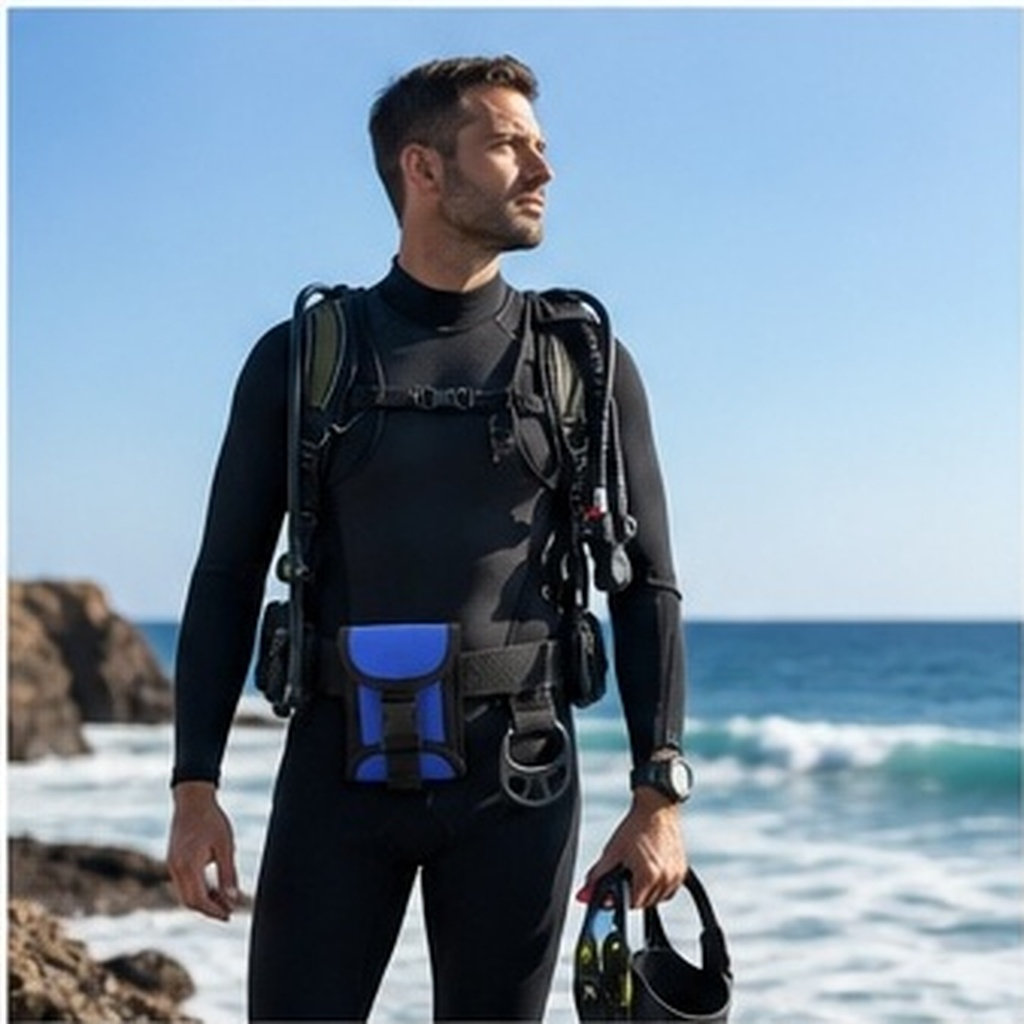 Scuba Weight Belt Pocket Quick Release - Scuba Dive Weight Belt Pocket with