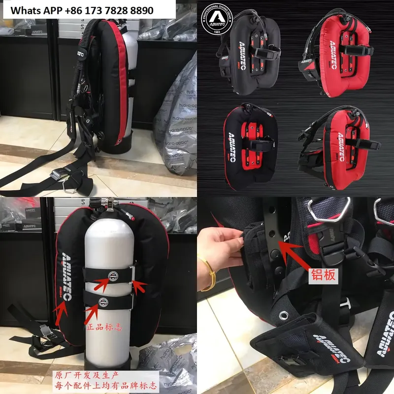 Scuba Buoyancy Compensator Bcd Vest - AQUATEC BCD Inflatable Vest Scuba Buoyancy