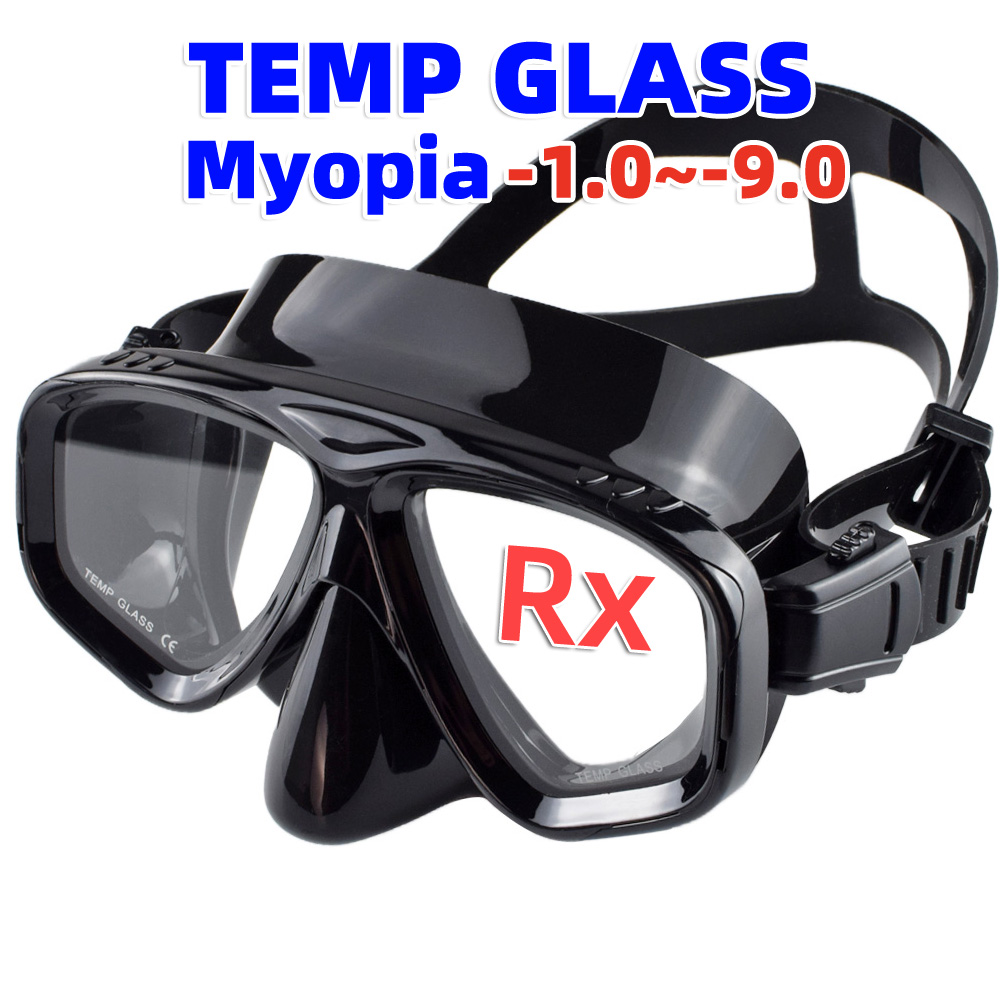 Diving Mask Tempered Glass Optical - Scuba Optical Tempered Glasses Diving Mask