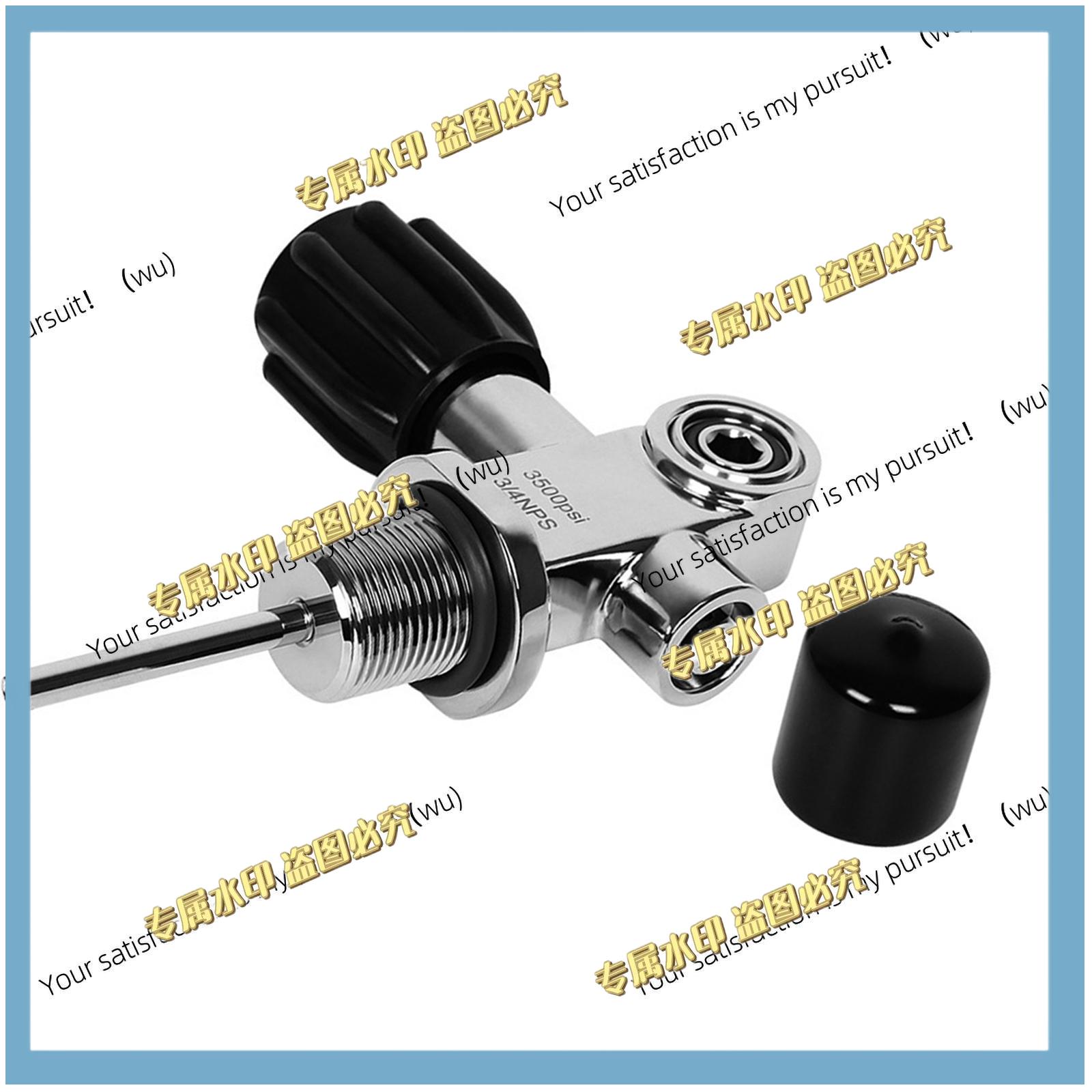 Scuba Tank Valve Din Yoke Convertible - Stainless Steel Diving Cylinder Valve High