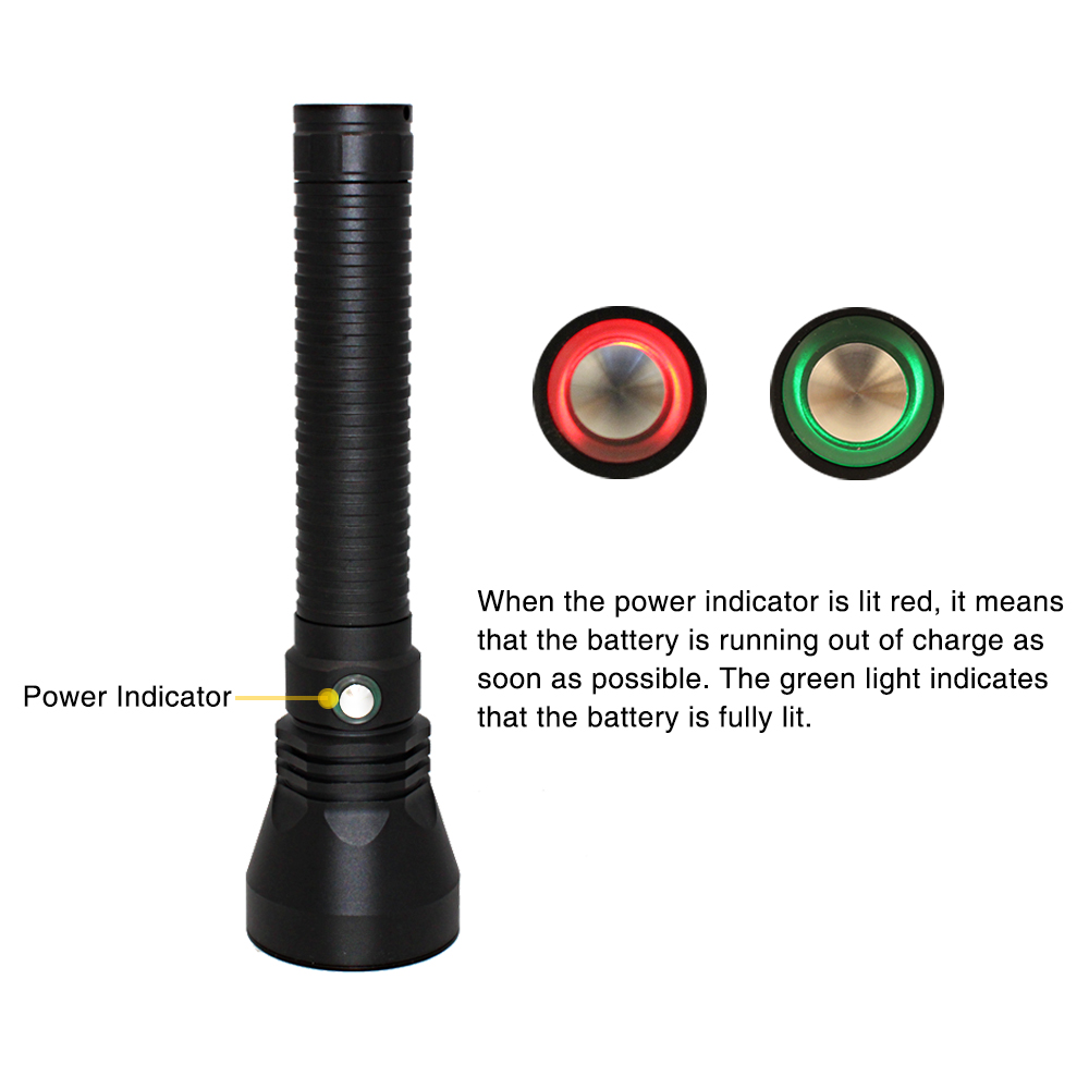 Uranusfire  xhp70.2 diving fla - Dive Flashlight 5000 Lumens Underwater review and price