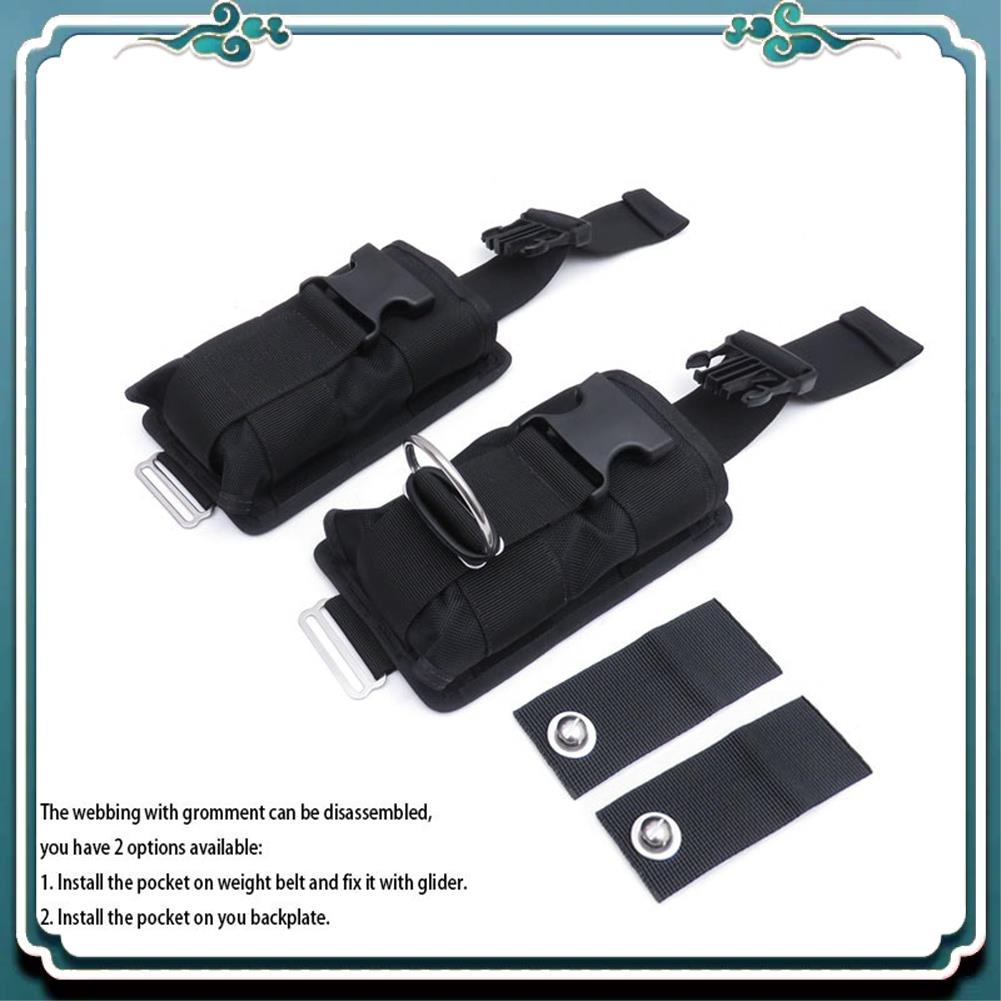 A65G-New 2Pcs Spare Black 1680 - Scuba Weight Belt Pocket Quick Release review and price