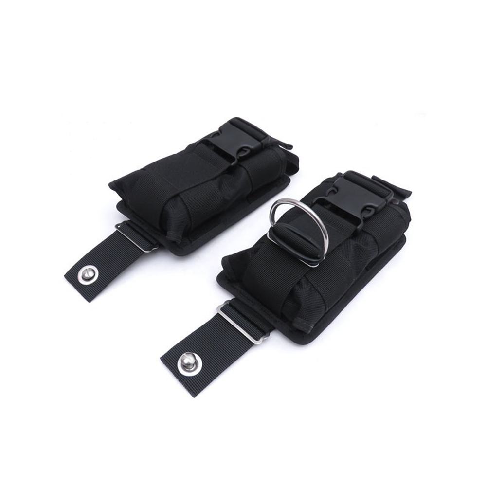 Popular New 2Pcs Spare Black 1 - Scuba Weight Belt Pocket Quick Release review and price