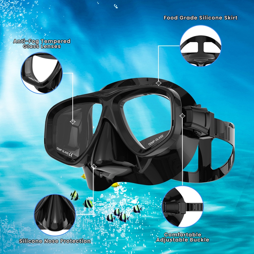 Scuba Optical Tempered Glasses - Diving Mask Tempered Glass Optical review and price